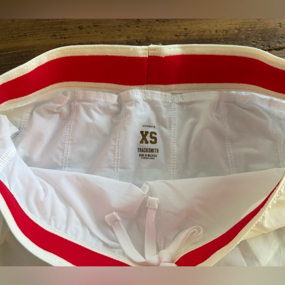 Tracksmith Strata White Racing Shorts - Picture 2 of 4